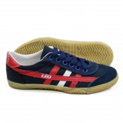 Navy Blue Red Futsal Shoes Canvas F70's LeoStar